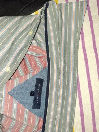 Camisa Tommy Hilfiger Rayas Verdes