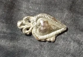 Antigua Medalla/colgante Exvoto Sagrado Corazón