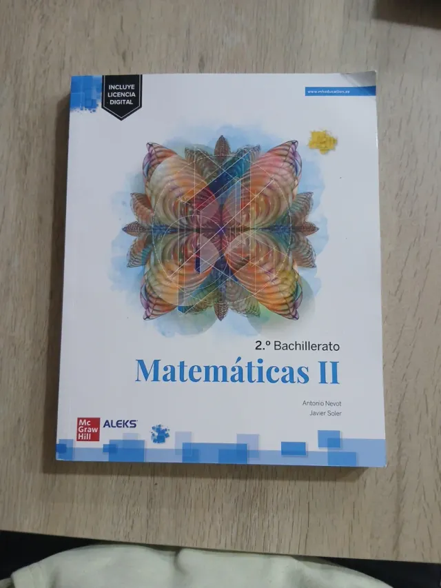 Matemáticas 2.º Bachillerato