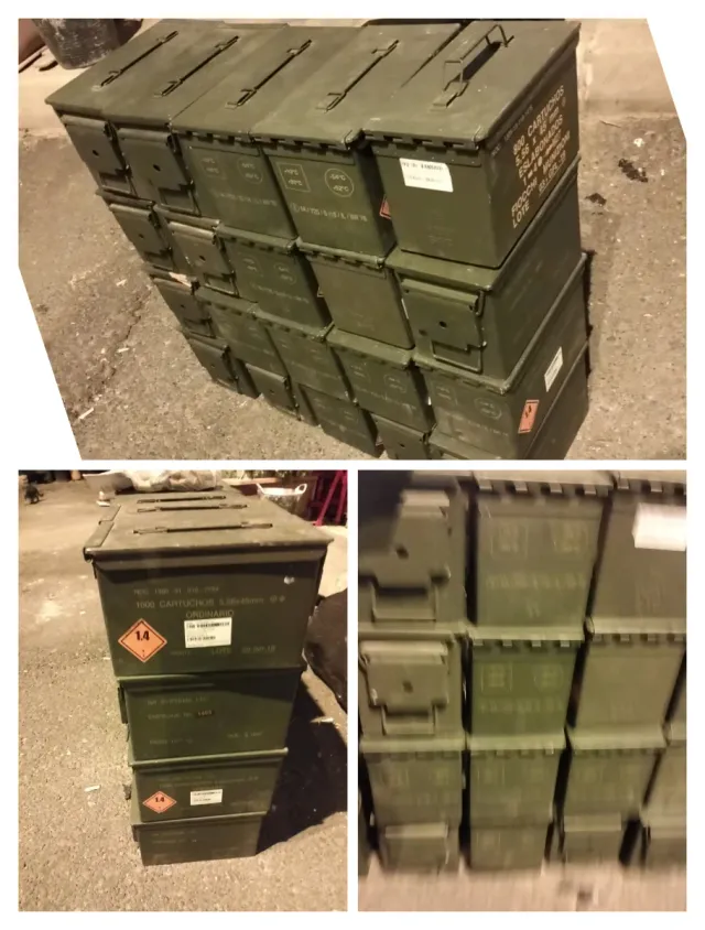 Caja Metálica Munición Estanca Vacía