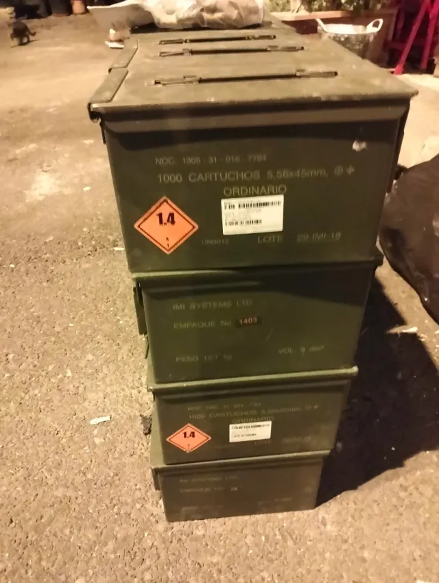 Caja Metálica Munición Estanca Vacía