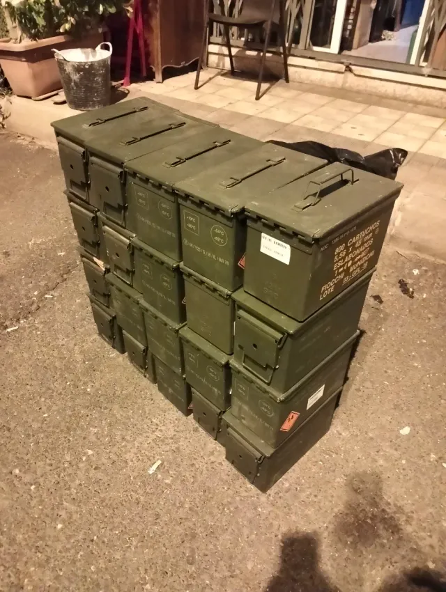 Caja Metálica Munición Estanca Vacía