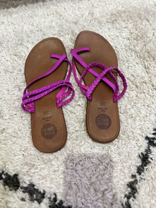 Sandalias Gioseppo Fucsia Piel Talla 38