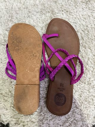 Sandalias Gioseppo Fucsia Piel Talla 38