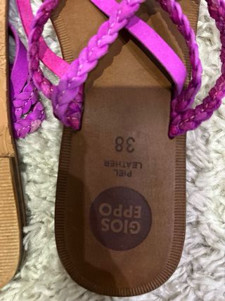 Sandalias Gioseppo Fucsia Piel Talla 38