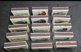 Cajas de cerillas de trenes fosforera española