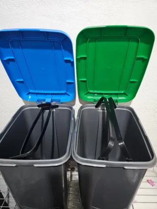 Cubos de basura reciclaje (2 unidades)