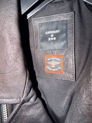 Cazadora Piel Superdry Edición Especial Yokohama