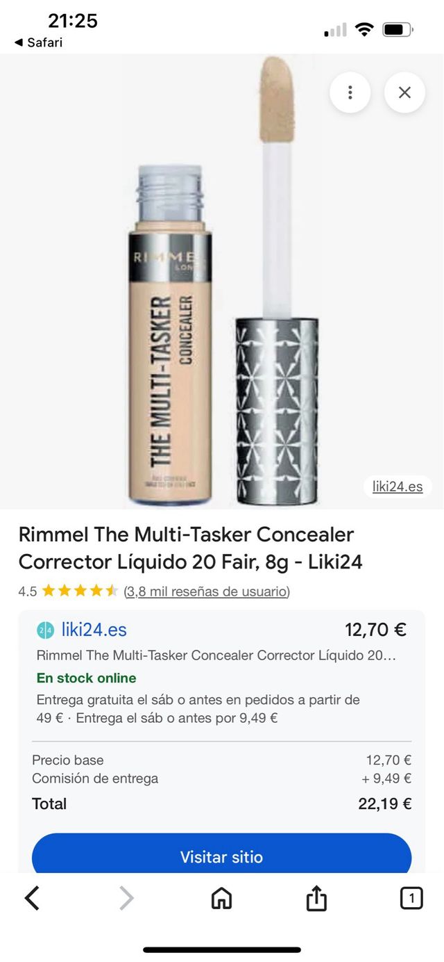 Corrector Rimmel The Multi-Tasker Nuevo 10ml
