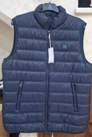 Chaleco Pedro del Hierro Talla M, Azul Marino