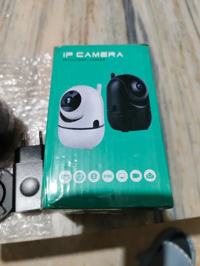 Cámara IP Inteligente WiFi Negra