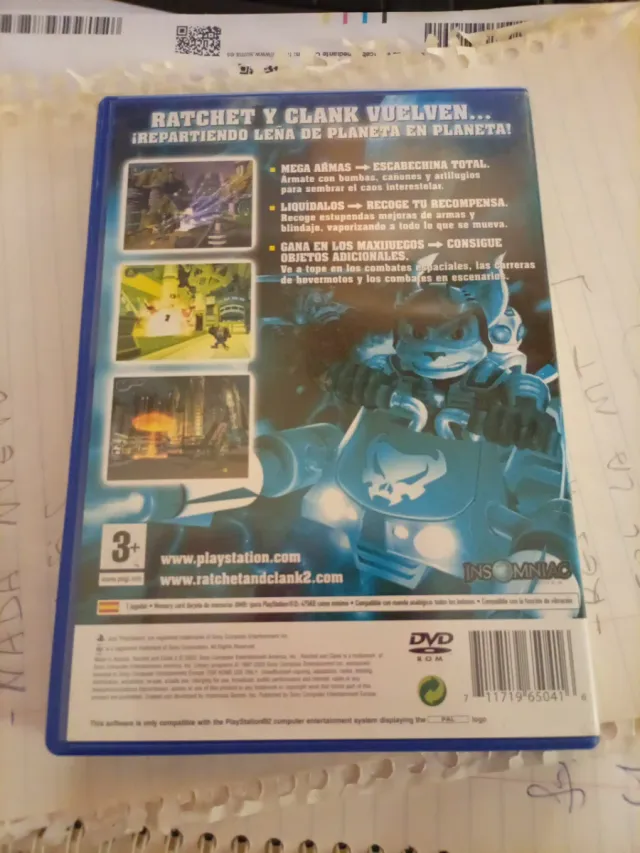 Ratchet & Clank Totalmente a Tope PS2