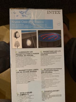 Luci LED magnetiche per piscina Intex