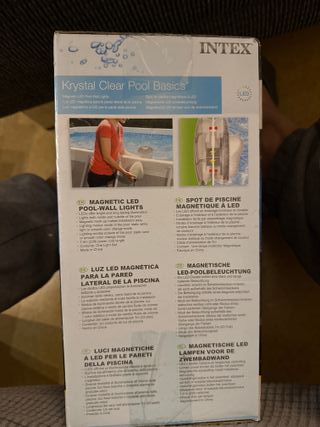 Luci LED magnetiche per piscina Intex