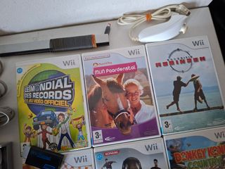 Nintendo Wii Blanca 1 Modelo+ Accesorios+ 6 juegos