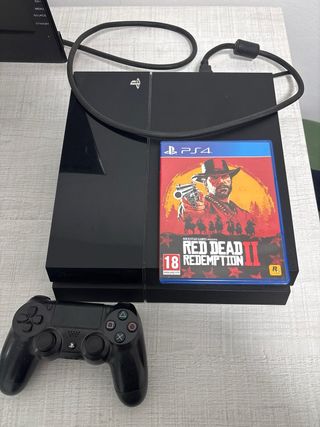 PS4 (PlayStation 4) Negra Red Dead Redemption 2