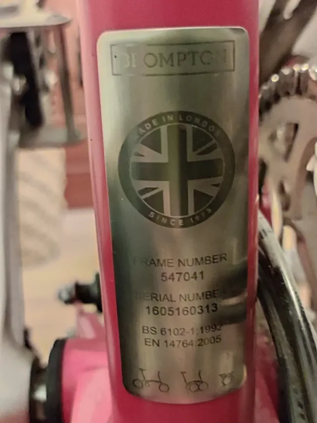 Bicicleta Plegable Brompton M6R