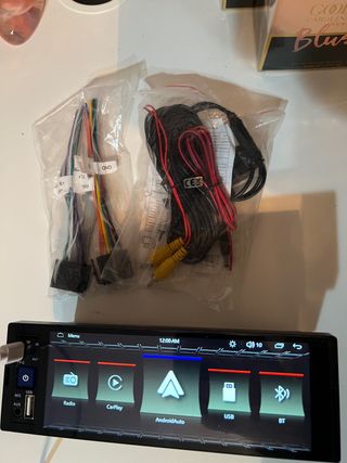 Pantalla 1 DIN Radio Coche CarPlay Android Auto