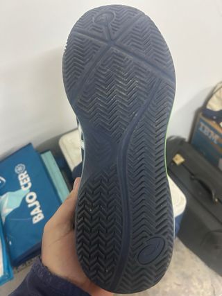 Zapatilla Padel Asics Gel Dedicate 8 Azul/Verde