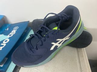 Zapatilla Padel Asics Gel Dedicate 8 Azul/Verde