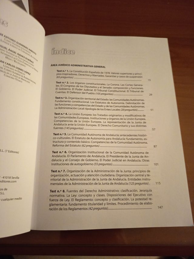 Administrativo/a Test