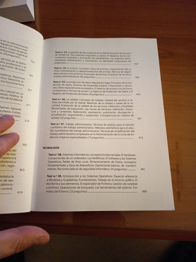 Administrativo/a Test