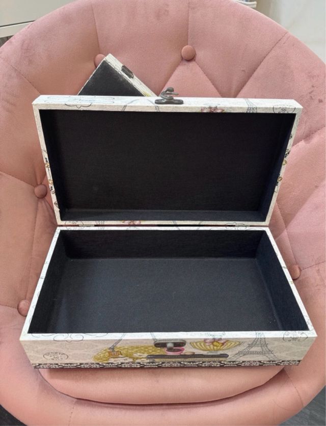 Set di 2 Scatole Decorative Parigi