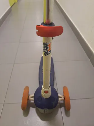 Patinete Oxelo B1500 3 Ruedas Naranja/Azul