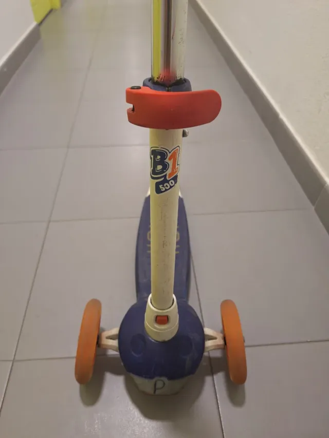 Patinete Oxelo B1500 3 Ruedas Naranja/Azul