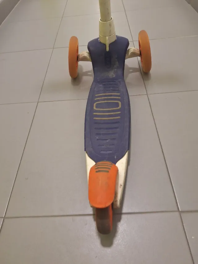 Patinete Oxelo B1500 3 Ruedas Naranja/Azul