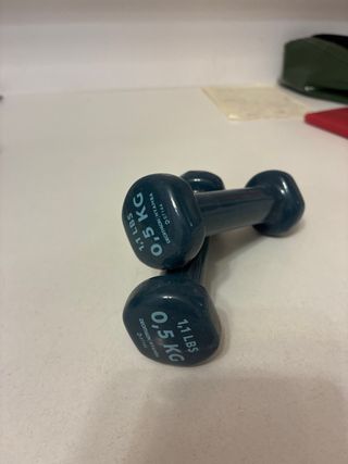 2 mancuernas 0,5kg Decathlon