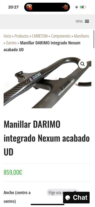 Manillar Darimo Nexum Carbon Fiber