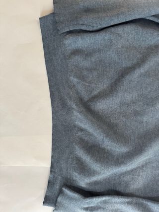 Maglione Lacoste grigio vintage, girocollo a V