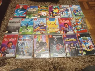 Nintendo Switch Lite Verde+ juegos y fundas