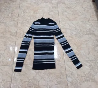 Jersey Primark rayas cuello alto