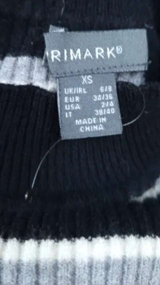 Jersey Primark rayas cuello alto