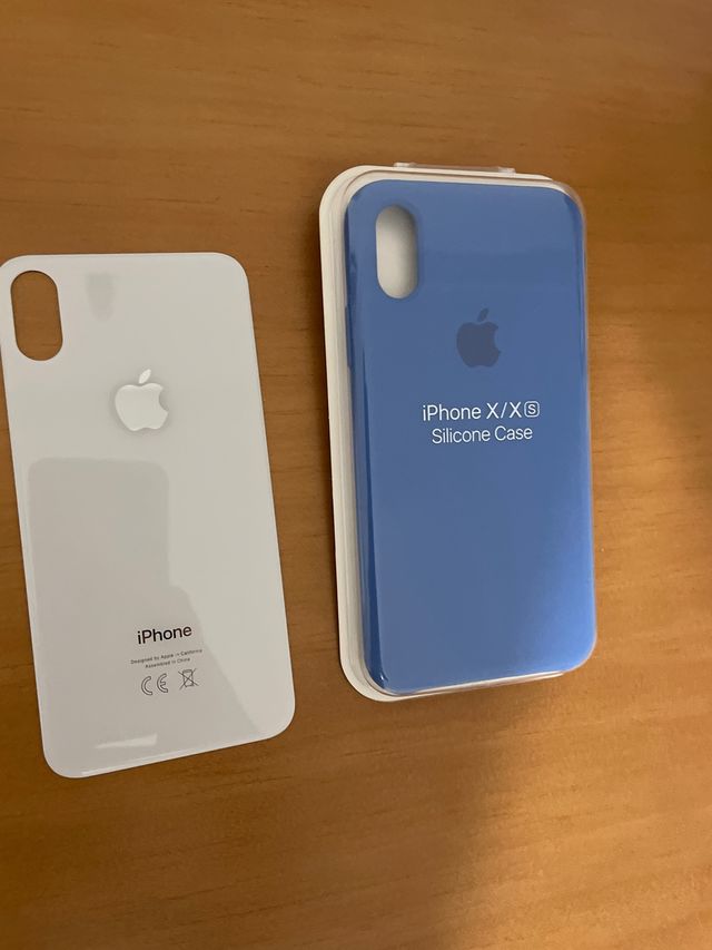 Funda y cristal iPhone X/Xs Apple Azul