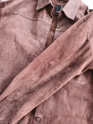 Chaqueta Zara Gamuza Marrón Talla M