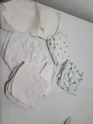 Colchón infantil 60x120 + protector + sábanas