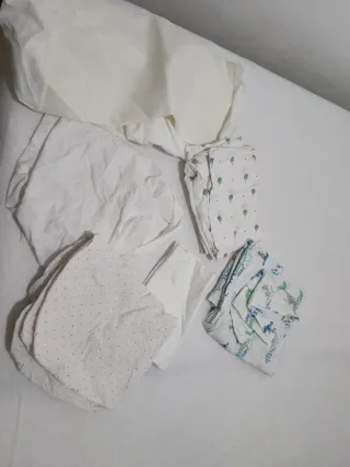 Colchón infantil 60x120 + protector + sábanas