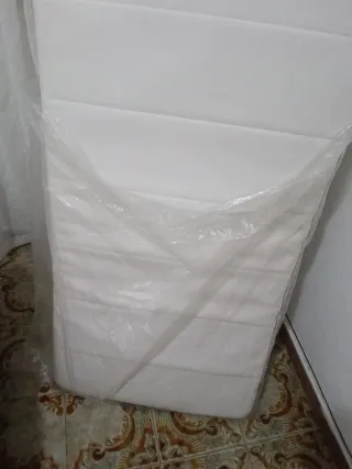 Colchón infantil 60x120 + protector + sábanas