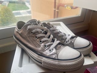 Zapatillas Converse Plata Mujer