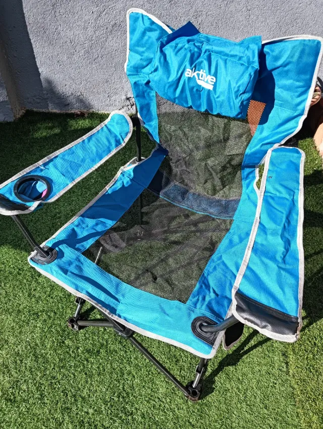 Silla de camping ACTIVE CAMPING azul
