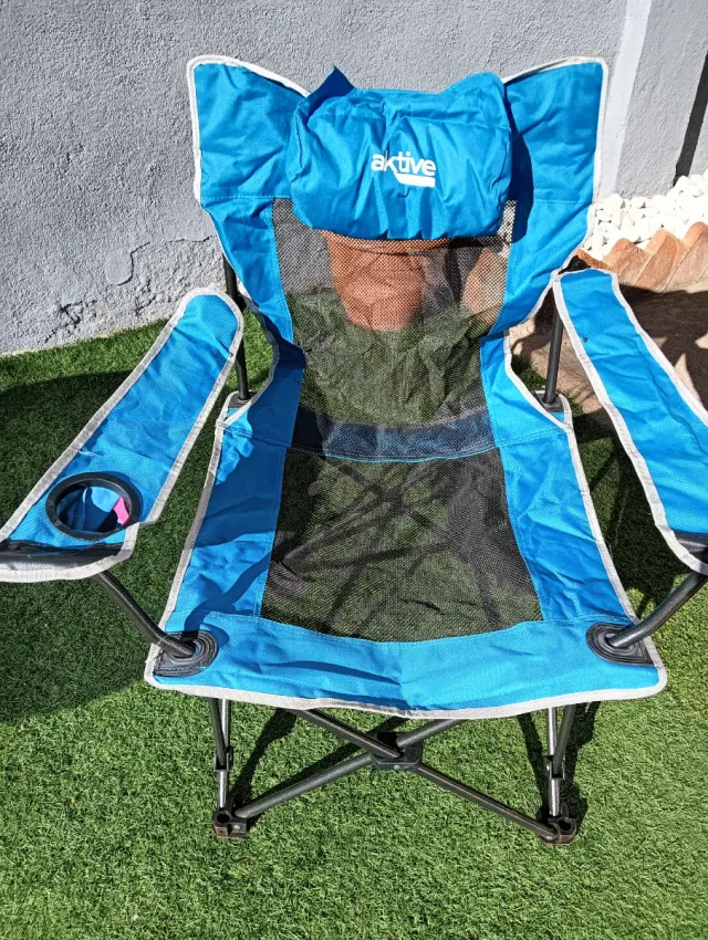 Silla de camping ACTIVE CAMPING azul