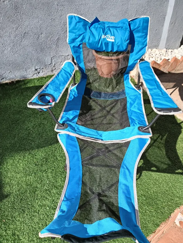 Silla de camping ACTIVE CAMPING azul