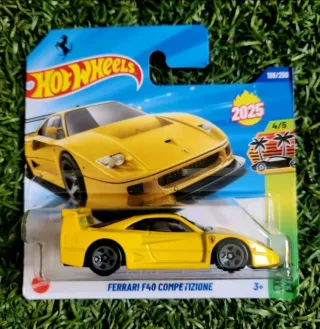 Hot Wheels Ferrari F40 Competizione Amarillo