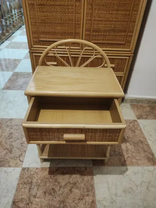 Mobili per camera da letto in vimini