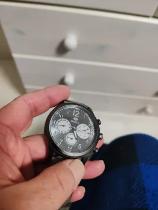 Reloj Marea Cronógrafo Gris y Negro