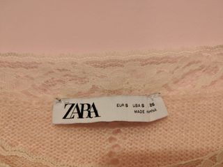 Camiseta de encaje de Zara 🌷