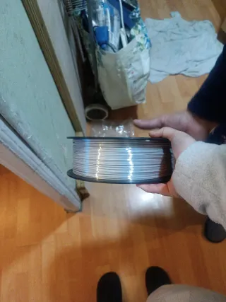 Hilo para impresora 3D - Gris/Plata